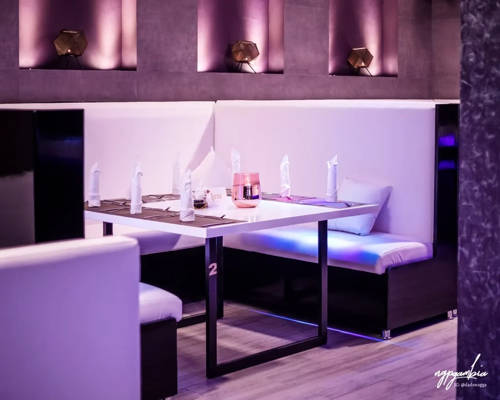 Private booth seating